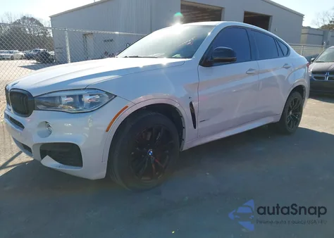 2016 BMW X6 xDrive50I z USA, uszkodzony, nr VIN 5UXKU6C51G0R33793